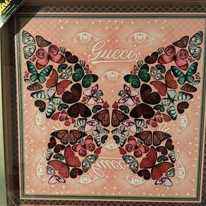 Oliver Gal Gucci Butterfly Print
